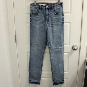 3/$30 Anthropologie Pilcro Size 28 High Rise Cigarette Skinny Raw Hem